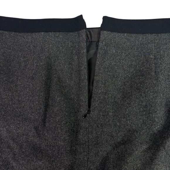 J. Crew Women’s Wool Blend Pencil Skirt size 8 Gray Blue - Picture 4 of 7